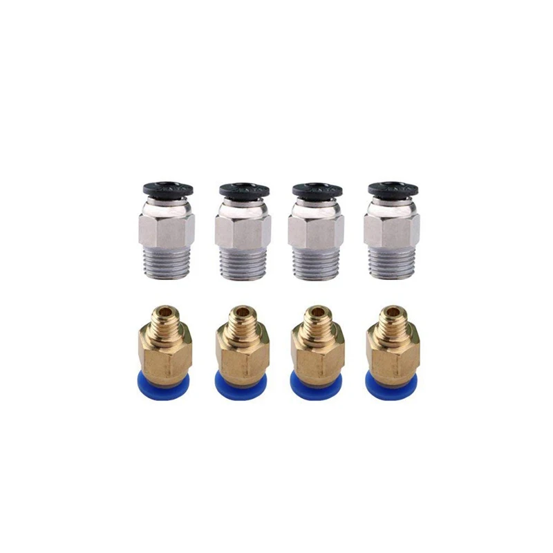 10 Stück/Set PC4-M6 PC4-01 Schnell-Pneumatikanschluss Bowden-Kupplung 3D-Drucker Extruder-Verbinder für 1,75mm 3mm PTFE-Schlauch Luftanschluss I – Detail 6