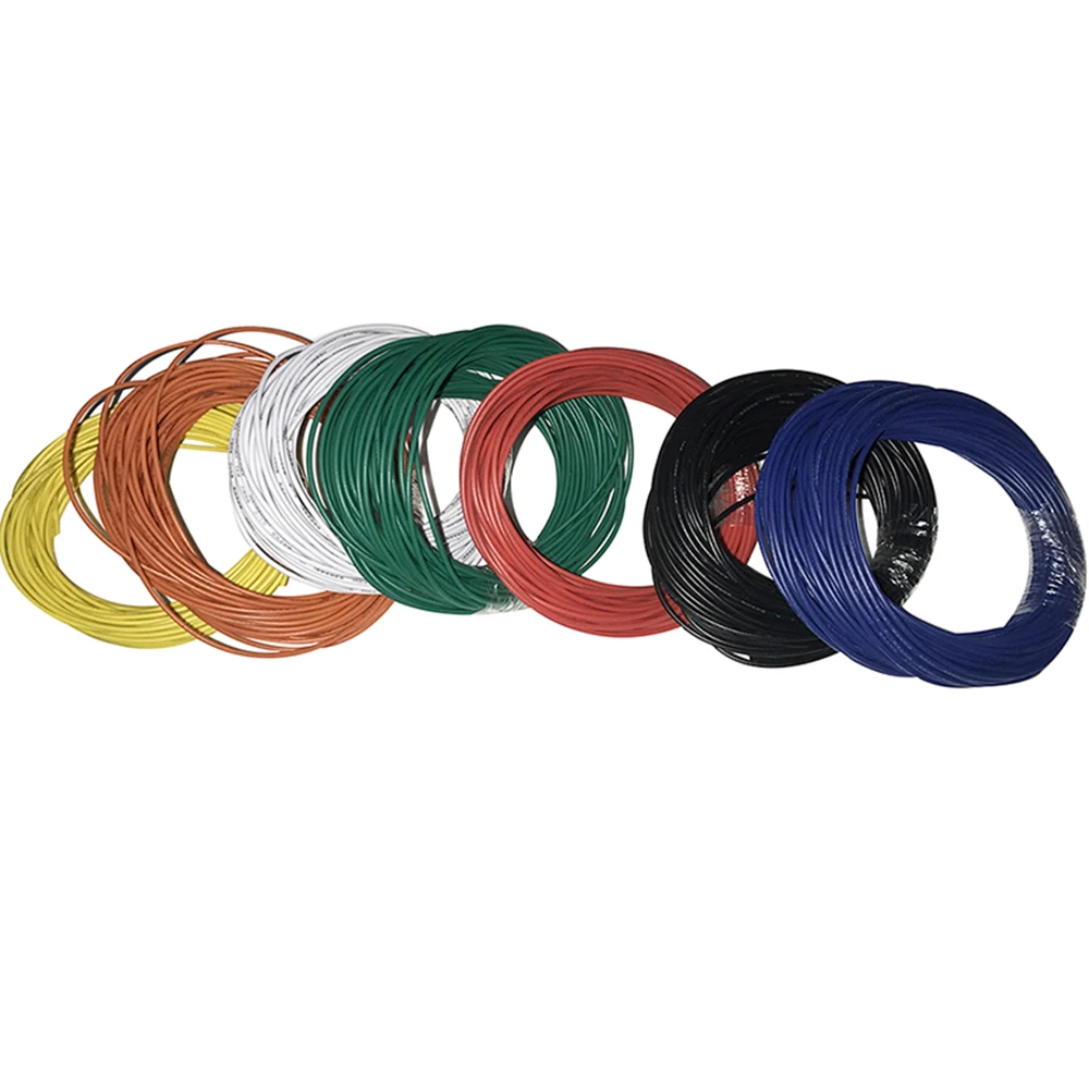 5 m UL1007 Wire 24awg PVC Electronic Cable UL Certification 0.2 sSquare 1.4MM DIY Home Repair Cable 7 Colors