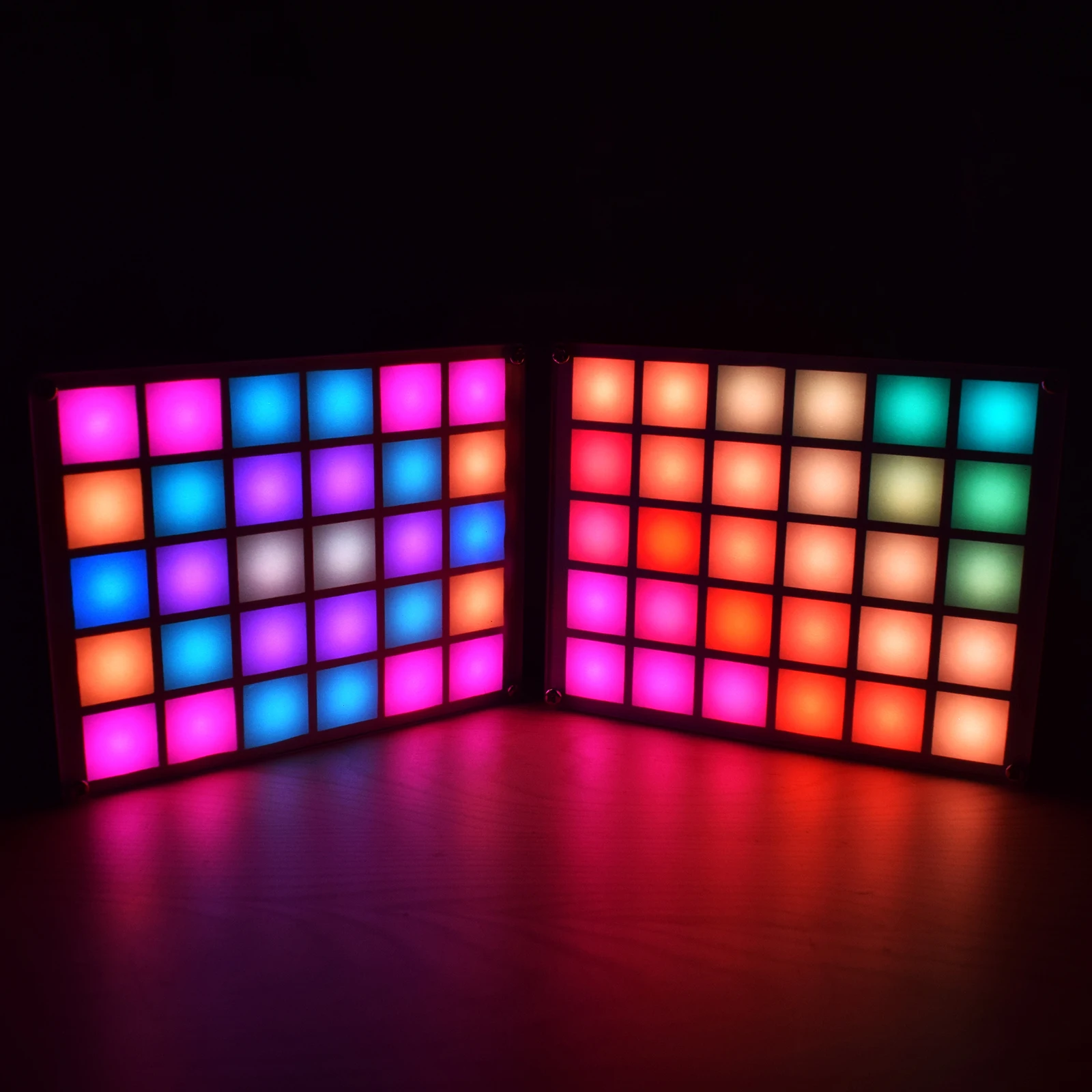 Multi-funktion LED Kühlen Musik Spektrum RGB Farbe Bord DIY MAX9814 Mikrofon Verstärker Elektronische produktion Uhr Kit