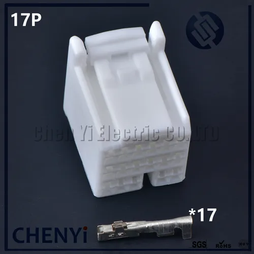 Imagen 2 del producto Conector ecu de control central de vehículo automotriz, enchufe de mudule de radio, 17/22/24/28/31 pines 353029 -1 Para Toyota Honda k20 Nissan proton