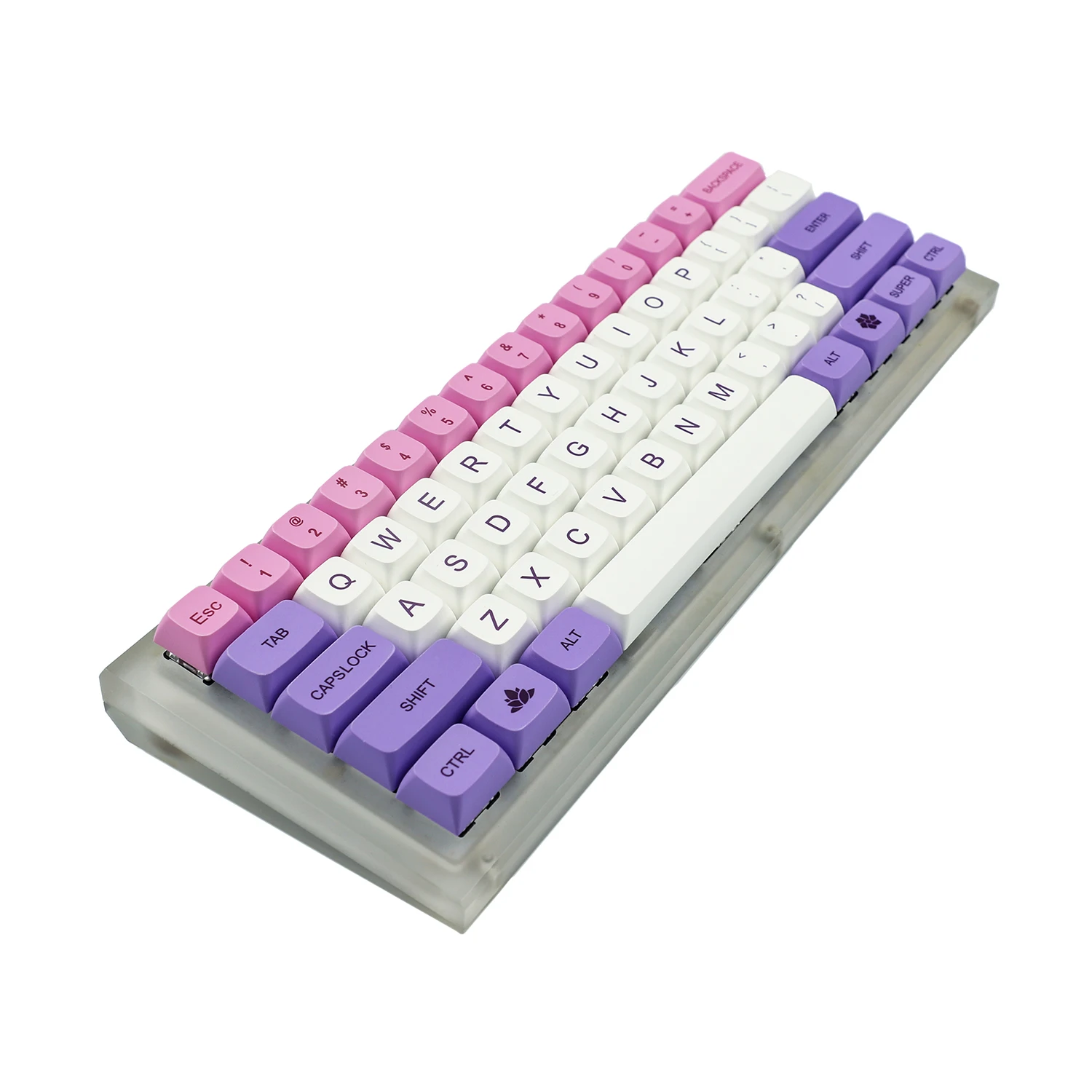 ZDA 134 Key Hana Keycap Dye Sub PBT Keyset ANSI 61 64 68 84 96 Mechanical Keyboard GK61 TD68 KBD75 YMD96 ID80 Laptop