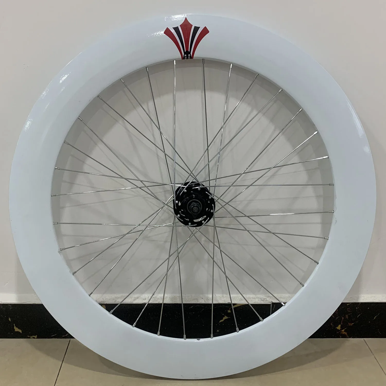 シングルスピード自転車ホイールセット,高さ70mm,32穴,固定ギア