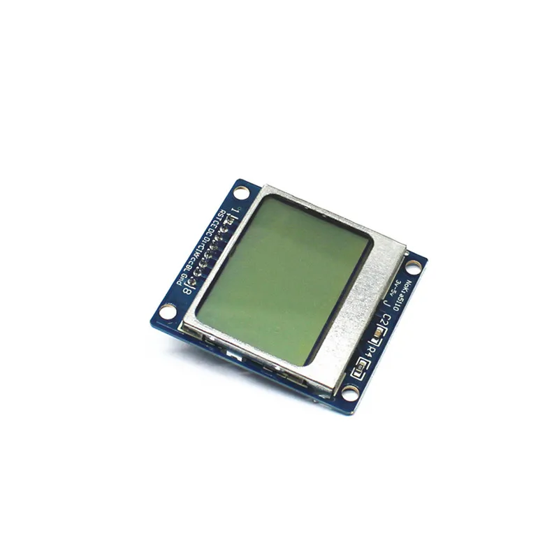 Blue 5110 screen LCD screen module for MCU development board compatible with 3310 blue backlit LCD screen