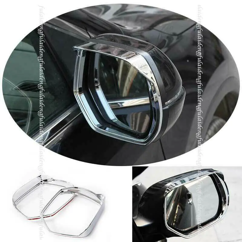 

For Honda CRV CR-V 2012-2016 ABS Chrome Rearview Mirror Rain Eyebrow Frame Moulding Cover Trim Car Accessories