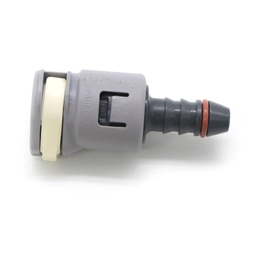 2PCS/lot 7.89mm ID6 8x6 180 degree SAE 5/16 Fuel pipe joint Fuel line quick connector plastic fittings female connector