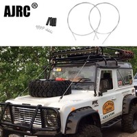 2PCS RC Crawler Modified Parts Steel Rope for 1/10 Axial SCX10 90046 TAMIYA CC01 D90 D110 TF2 RC4WD TRX-4 TRX4 RGT RC Car