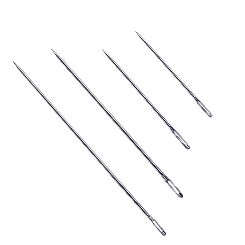 20PCS 175mm Large Hand Wool Doll Big Eye Pointed Long Sewing Needles Stainless Steel Beading Jewelry Making Beading Pins Needle