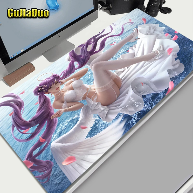 Gamer 80x40 Anime Sexy Girl Mouse Pad Large Laptop Keyboard Desk Mat Gaming Hoom Accessories Kawaii Pc Cushion Comics Mousepad