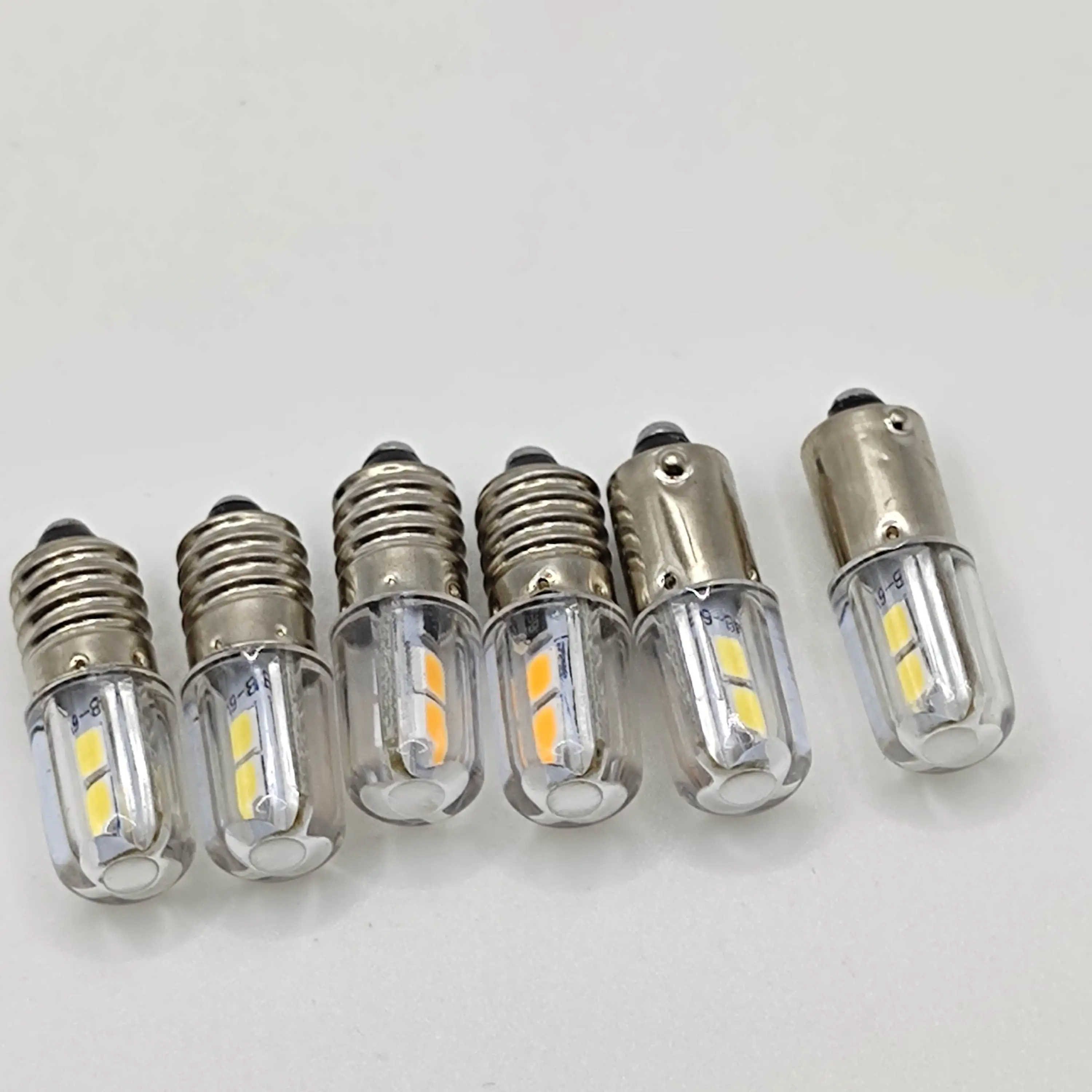 2PCS E10 T4w H21W  Ba9s BA9 BA9S 57 756 1816 1891 1893 3886X Led Bulb lamp LED Indicator Light Bulb 6V 6.3V 12V  Warning Light