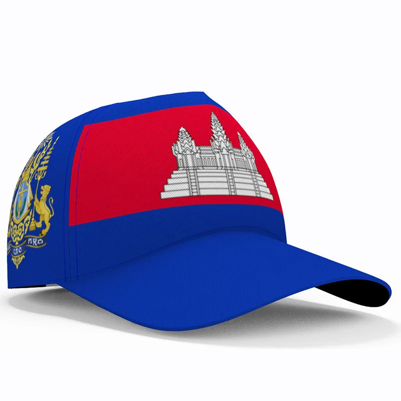 

Cambodia Baseball Caps Free Custom Name Number Team Logo Kh Hats Khm Country Travel Khmer Cambodian Kingdom Nation Flag Headgear