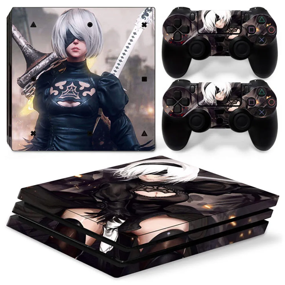 Vinyl Decal Protective Skin Cover Sticker Voor PS4 Pro Console & Controller