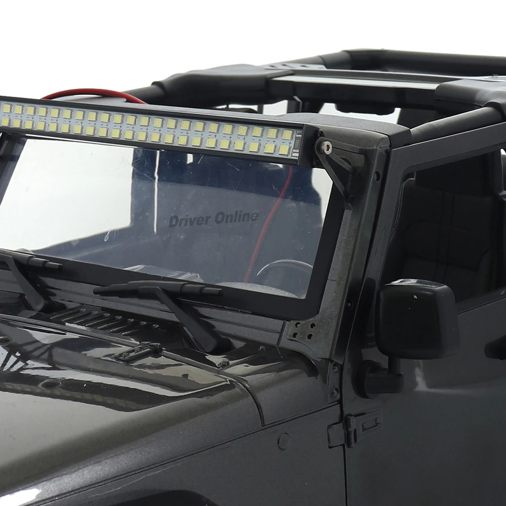 RC Roof LED Light Bar White/Coloured Lights Adjustable Mode for 1/10 RC Crawler Axial SCX10 Wraith Capra TRX4 Tamiya CC01 YK4082