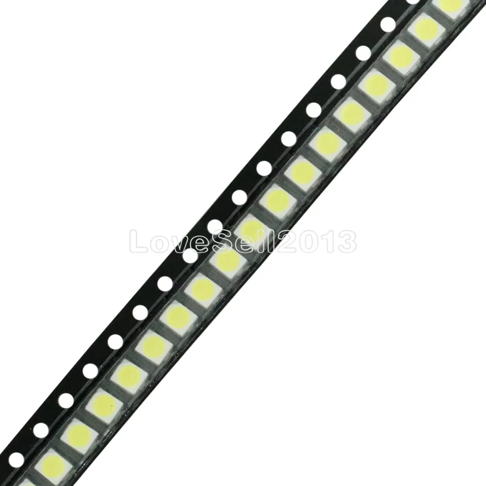 50PCS POWER TOP SMD SMT White PLCC-2 3528 1210 Super Bright Light LED