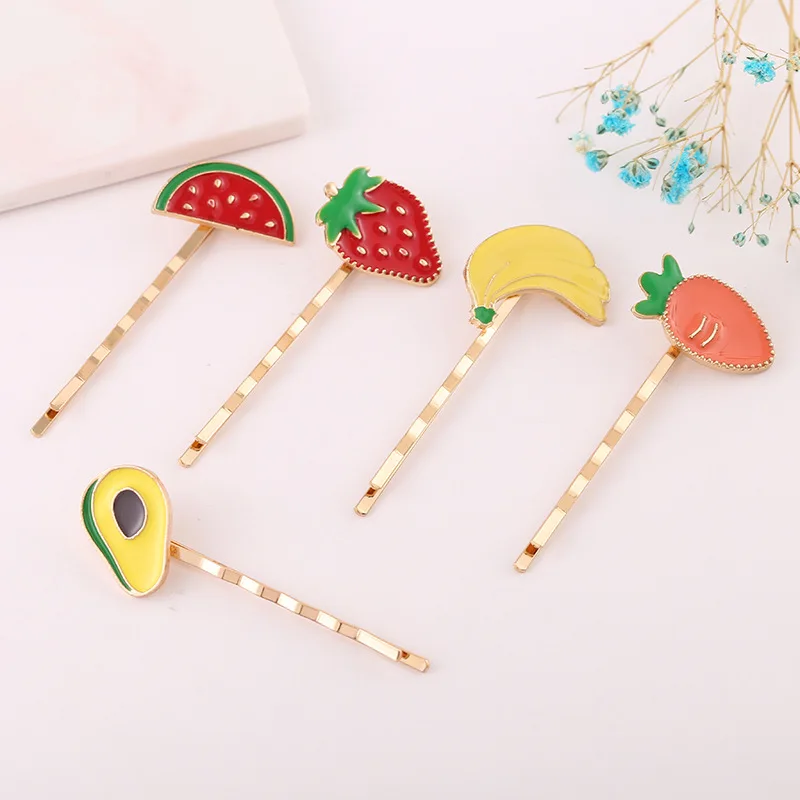 2pcs Fashion Wild Butterfly Bee Shape BB Clip Word Hairpin Barrettes Women Children Girl Handmade Headdress Diy Accessories