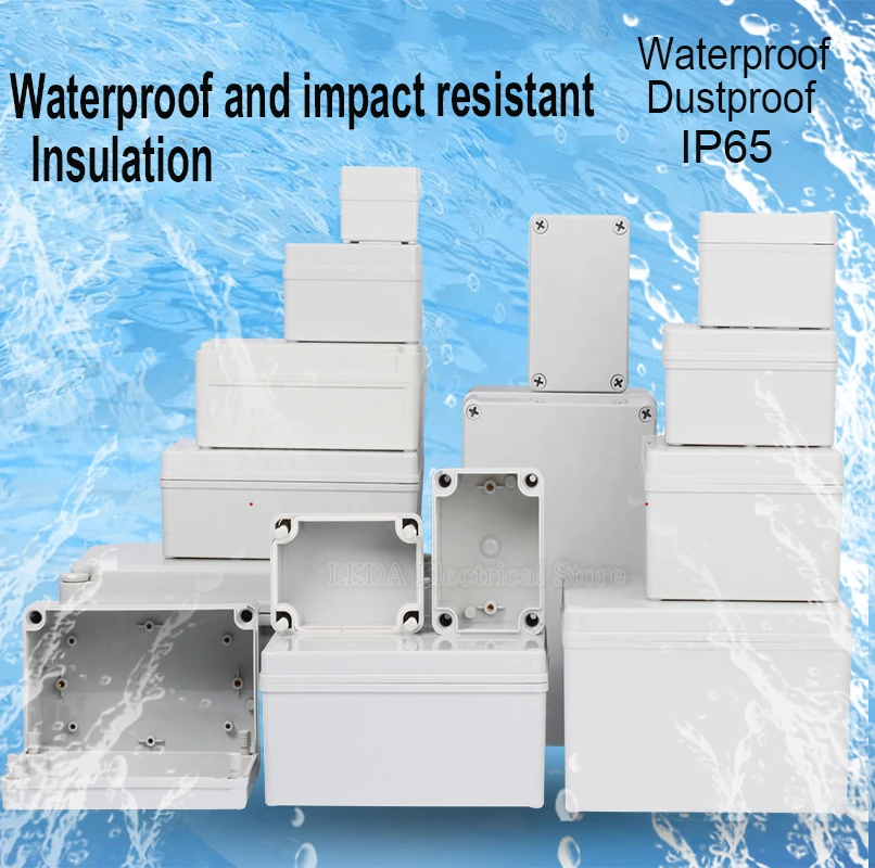 

1 шт., распределительная проводка из АБС-пластика, водонепроницаемая коробка для внутреннего и наружного использования