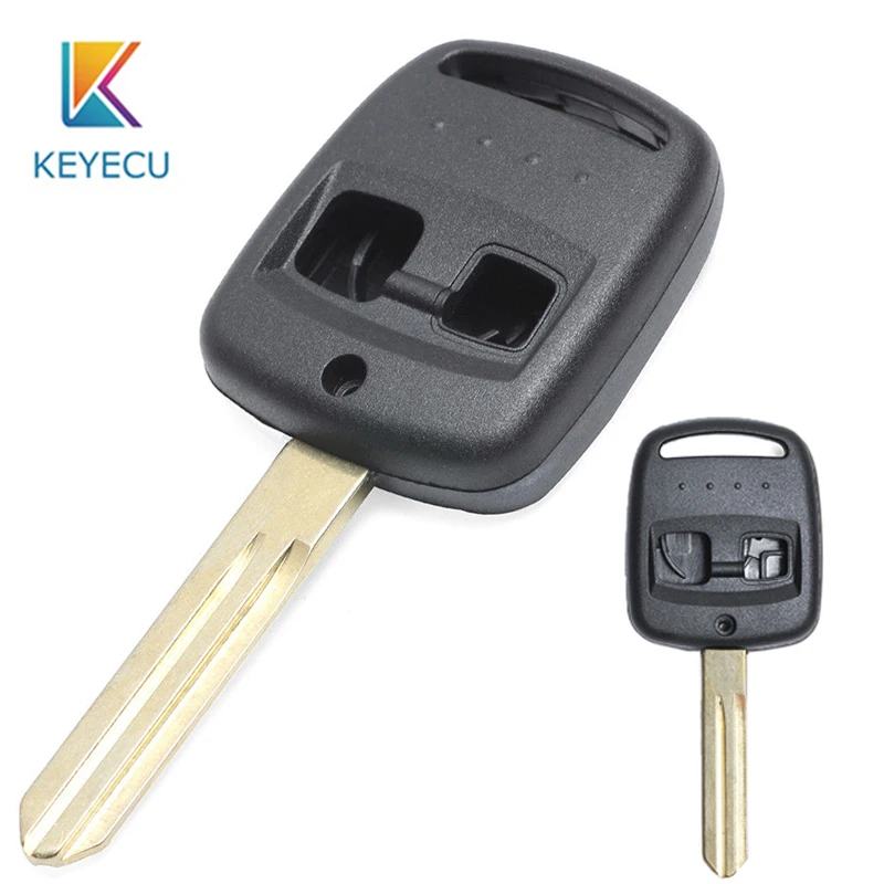 KEYECU for Subaru Forester Legacy Impreza Outback 2000 2001 2002 2003 Replacement Remote Car Key Shell Case Fob 2 Buttons