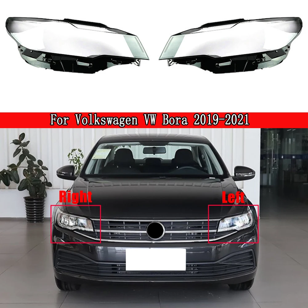 

Car Headlamp Lens Light Caps For Volkswagen VW Bora 2019 2020 2021 Car Replacement Auto Shell Lampcover Lampshade Glass Cover