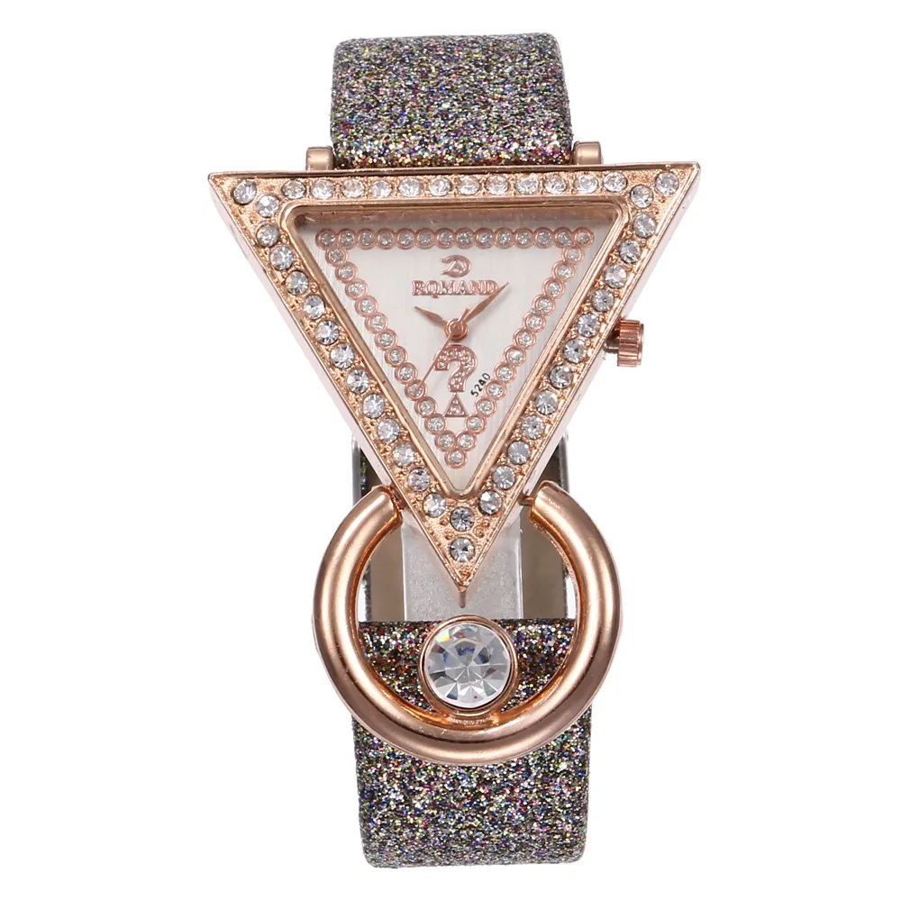 2020 Fashion Triangle Watches Women Luxury Diamond Watches Ladies Quartz Wristwatches Cheap Price Free Shipping Reloj Mujer