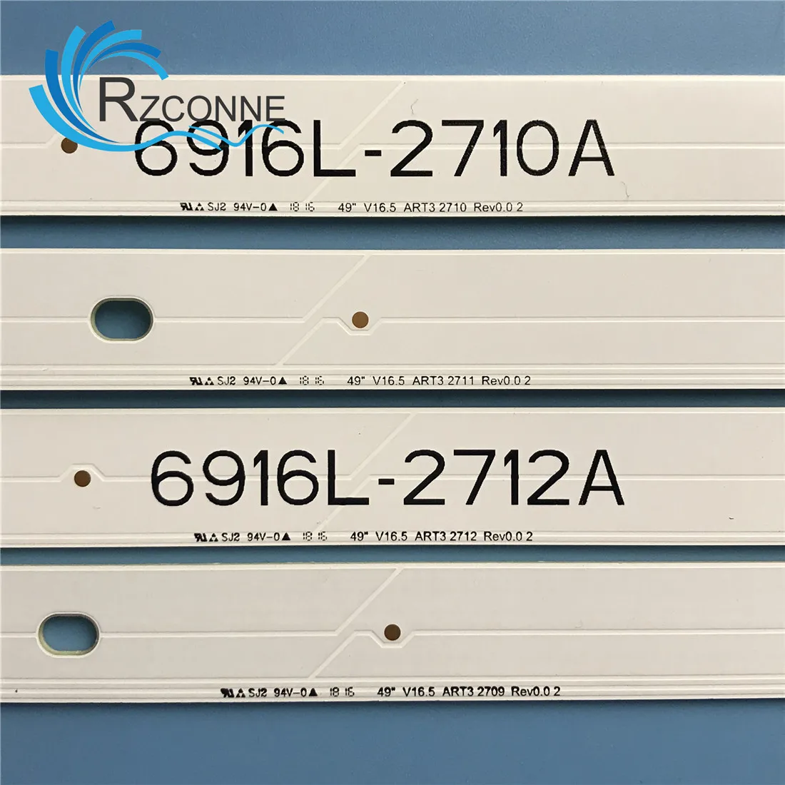 LED شريط إضاءة خلفي 8 مصباح ل 6916L- 49 ''V16.5 ART3 2709A 2710A 2711A 2712A Rev 0 0.2 FHD 49LH590V 49UH594 LC490DUE (FJ)(A1)