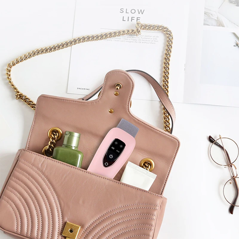 Instrumento de estiramiento facial inteligente portátil, instrumento de belleza tipo vibración de microcorriente de alta frecuencia, masajeador facial