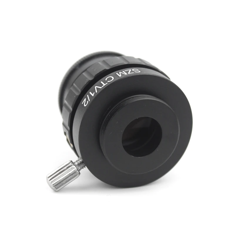 Lente de montagem em c para microscópio trinocular, adaptador para substituição de microscópio estéreo, 0,5x, 0,35x, 1x, szmc tv1/2 tv1/3 ctv