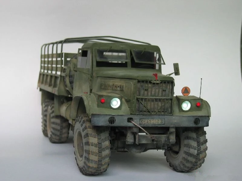 Ukrainian Military Truck Kraz-255B 1:25 DIY Paper Model Kit Puzzles Handmade Toy DIY