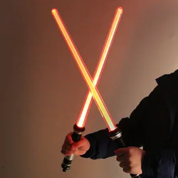 Star Wars Toy Laser Lightsaber para crianças, Darth Vader, Jedi Red Sword, Cosplay Brinquedos, 2pcs