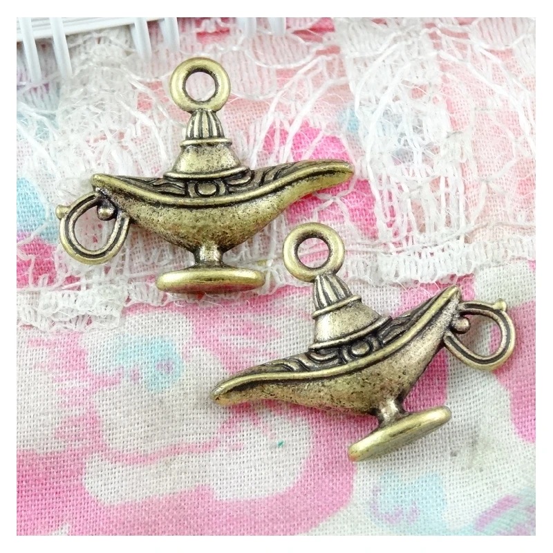 

50pcs 18*22.5MM Antique Bronze Plated Teapot Pot Charms Pendant Bracelets Necklace Jewelry Making DIY Accessories