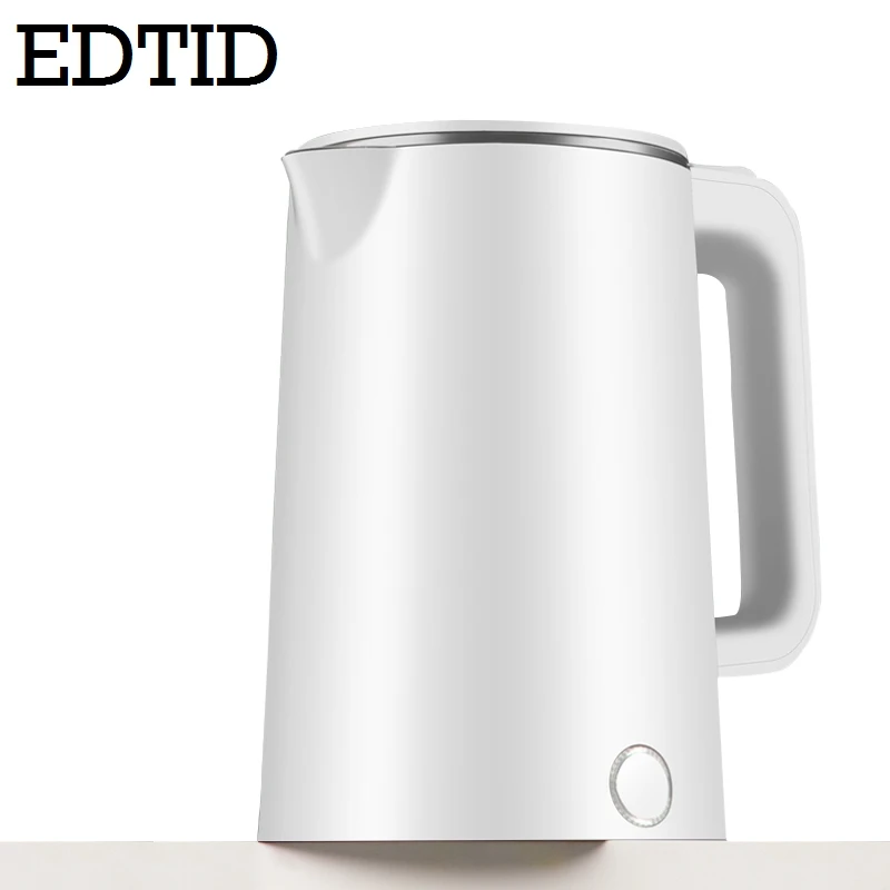 EDTID Electric kettle 3L Stainless Steel Kettle Teapot Auto Power-off Keep Warm Tea Boiler Teapot Heating Hot Water Boil Kettles