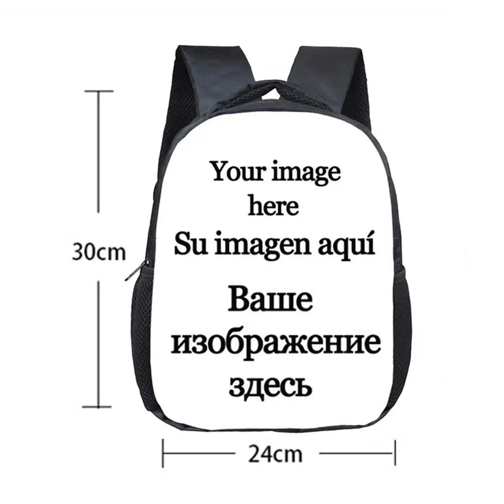 Cute 12inch African Boys Print School Bags for Kids Designer Art Kindergarten Children Baby Schoolbag Kids Bookbag