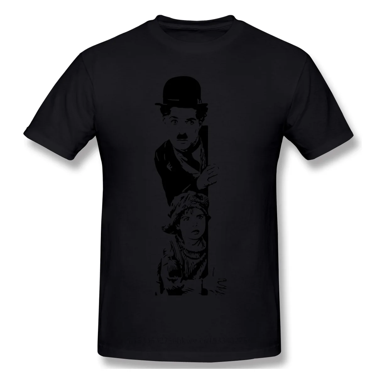 T-Shirt for Men Charlie Chaplin Premium 100% Cotton Dark City John Murdoch Inspector Frank Bumstead Suspense Movie T Shirt 6XL