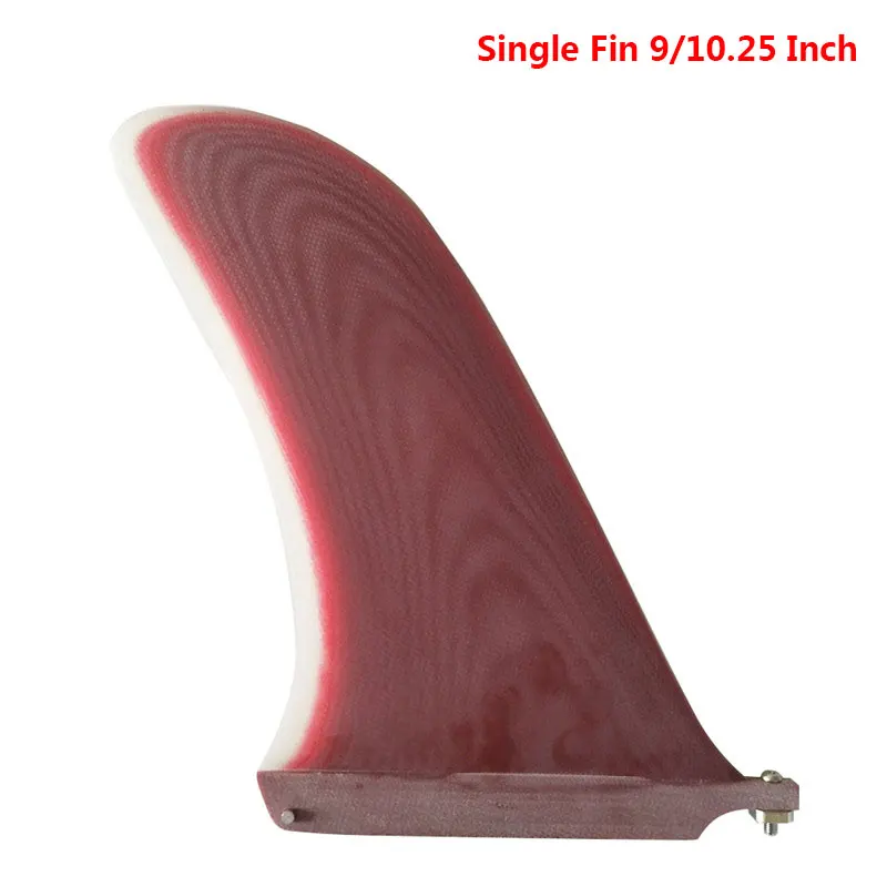 

SUP board fin Longboard Fins Fiberglass 9/10.25‘’ inch SUP Single Fin Red Color Fin UPSURF Surfboard Fin 9/10.25 inch