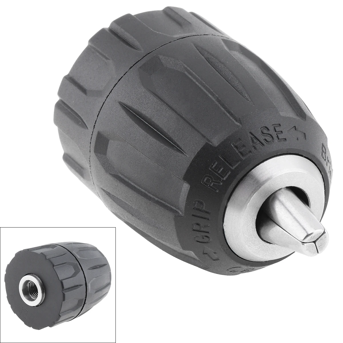 Mini Keyless Boor Chuck Adapter Converter Air Elektrische Cordless 1/32-3/8 In 24 Unf 0.8-10Mm 2-13Mm Quick Change