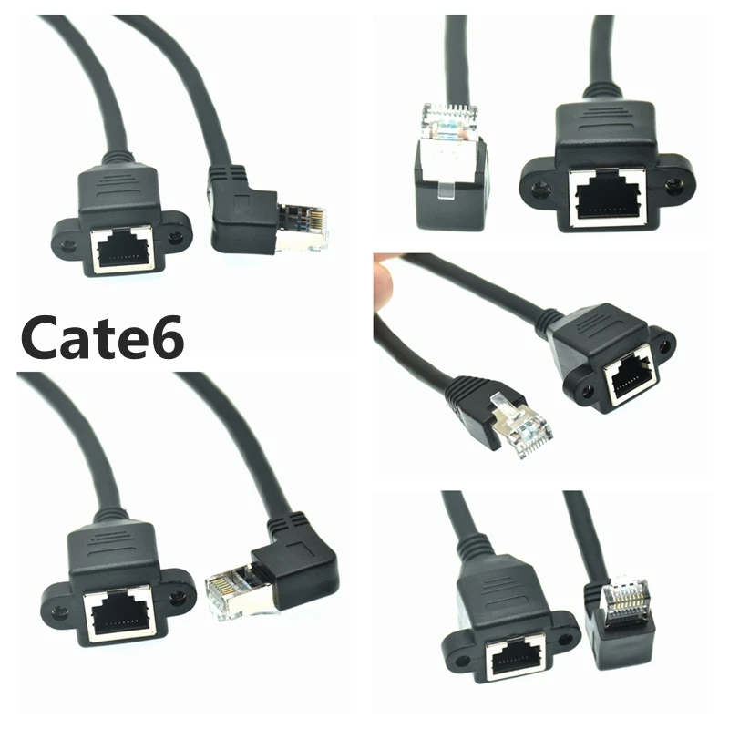 Il Cate6 5 8Pin RJ45 Cable Male to Female Screw Panel Mount Ethernet LAN Network: Recensione e Valutazione