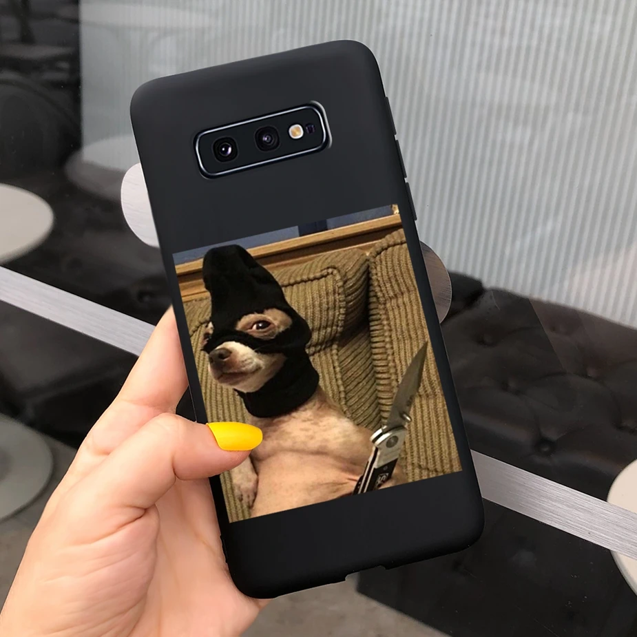 Silicone Case For Samsung Galaxy S10 S10E S10+ Case Cute Candy Painted Soft TPU Cover For Samsung S10 S10E S 10 Plus Phone Cases