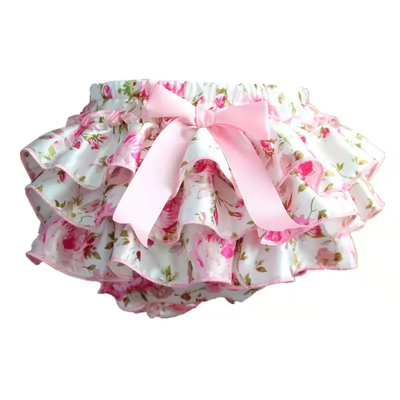 Ruffle Lace Baby Bloomers Diaper Cover Newborn Tutu Ruffled Panties Baby Girls,Leopard Infant Baby Short