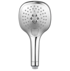 three function ABS hand shower brushed nickel surface handheld shower head nozzing bathroom water saving gold hand shower TH121