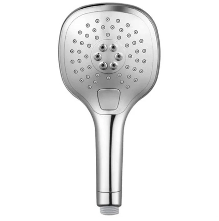 three function ABS hand shower brushed nickel surface handheld shower head nozzing bathroom water saving gold hand shower TH121