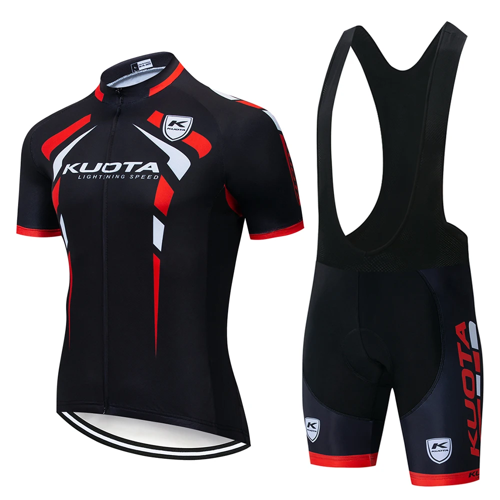 2020 KUOTA Pro Team Cycling Kit Men Summer Outdoor Set Ciclismo Bike Competition Clothing skinsuit Bib Gel Shorts ropa de hombre