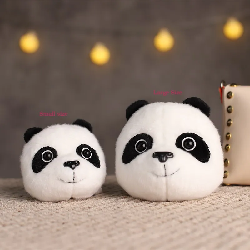 Stuffed Soft Animal Doll for Kids Baby Adorable Toy Panda Backpack clip, Panda Purse, Small / Large