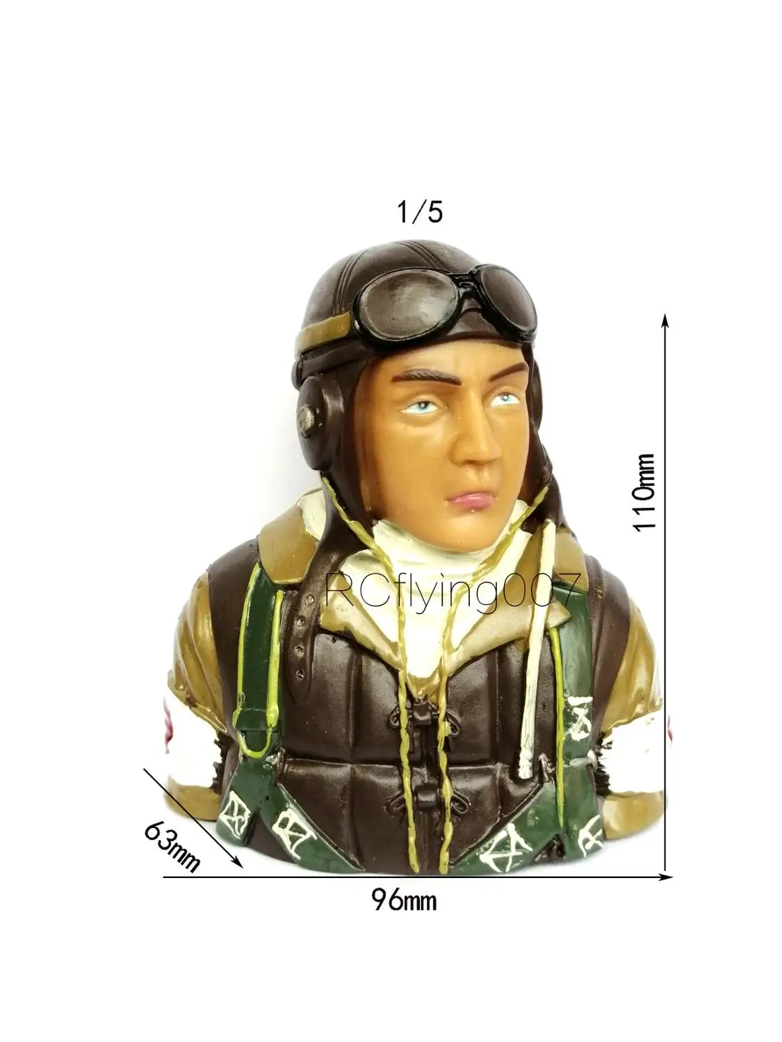 Model aircraft pilot  1/5 WWII Japanese pilots  1/5 Scale RC Airplane Pilot Figure Model