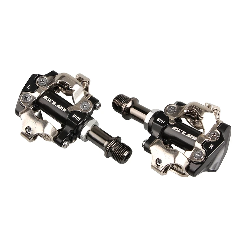 GUB M101 Aluminum Alloy MTB Bike Bicycle Clipless Light Pedals 9/16