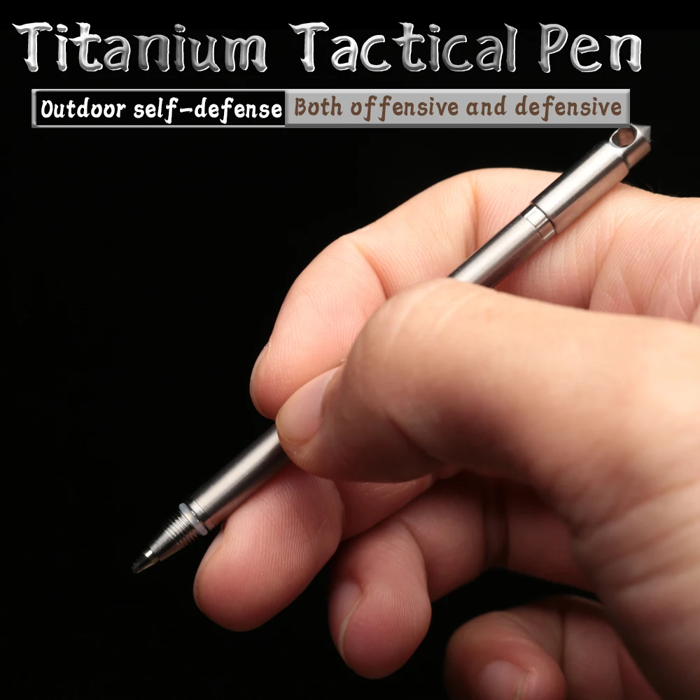 

Mini Titanium Pen Portable Portable EDC Gadget Outdoor Equipment Personality Creative Signature Pen