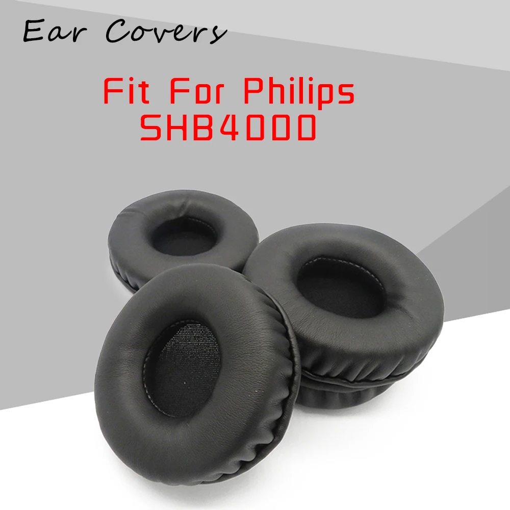 Ear Pads For Philips SHB4000 Headphone Earpads Replacement Headset Ear Pad PU Leather Sponge Foam