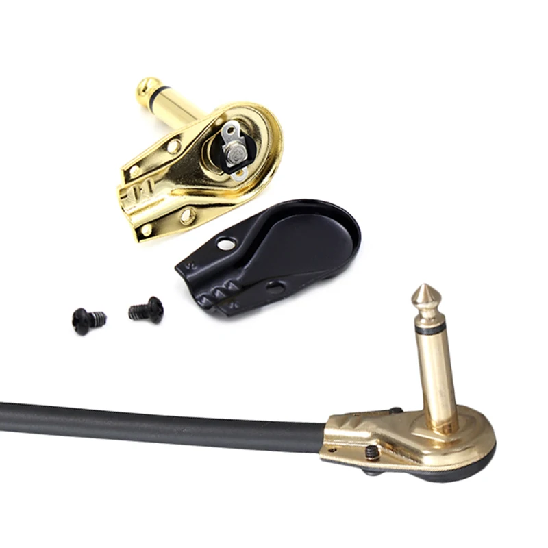 6.35/6.5มม.2 Pole เหยียบด้านขวาขั้วต่อ Mono เครื่องขยายเสียงไมโครโฟนปลั๊กแจ็ค DIY เชื่อมเสียงปลั๊ก