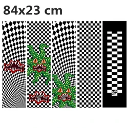 free shipping skate board griptape 84x23 cm grid grip tape thick griptape