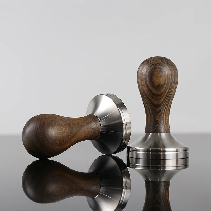 Kaffee Tamper 51mm 57mm 58,5mm Für Delonghi Breville Lelit Siebträger Edelstahl Espresso Zubehör Ecke Barista werkzeuge – Detail 19