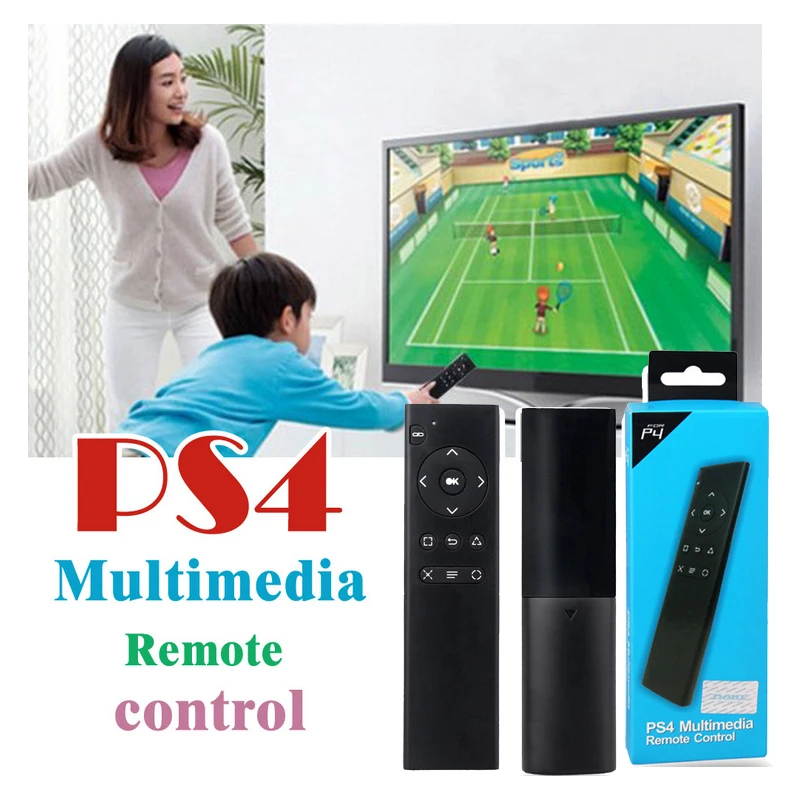 Ultra-thin 2.4G Wireless Multimedia Remote Controller for Playstation 4 for PS4 Gaming Console/DVD Video Remote Control