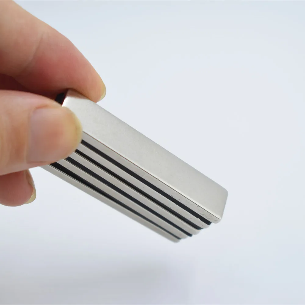 Neodymium magnet 50x10x3  60x10x5mm small Block strong magnet Double sided tape glue ectromagnet fridge magnet speaker