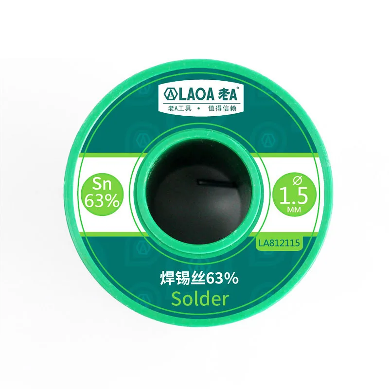 LAOA Soldering Tin Wire Solder Wick 63% Content 0.8-2.3mm Solder Wire Welding Wires 400G